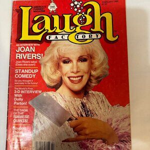 Laugh Factory - Joan Rivers on Cover - February, 1985